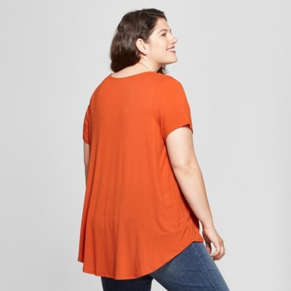 [14W] Ava & Viv - Cross Front Drapey Top - Picture 2 of 3